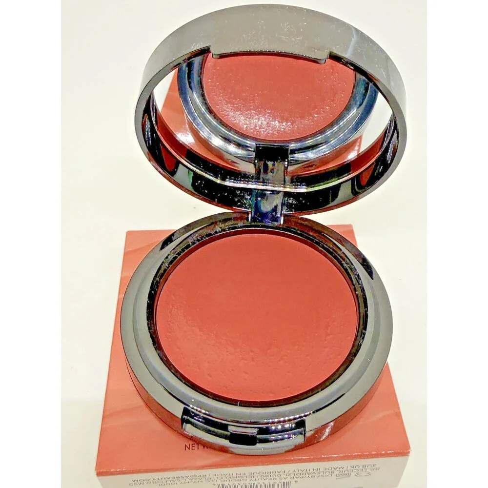 Laura Geller Wonder Balm Hydrating Blush Pinch Me Pink w Blending Brush 2 Pc Set